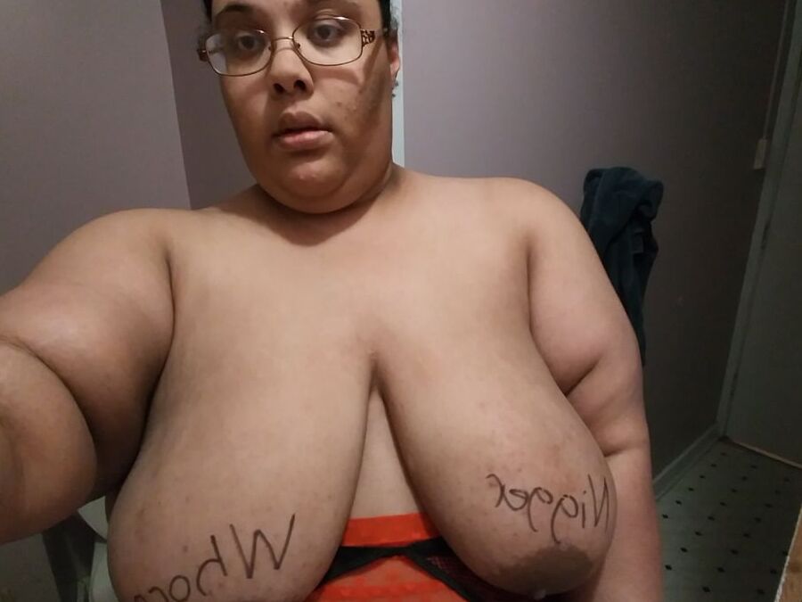 Dumb SSBBW Slut Jessica Jones&; Bodywriting