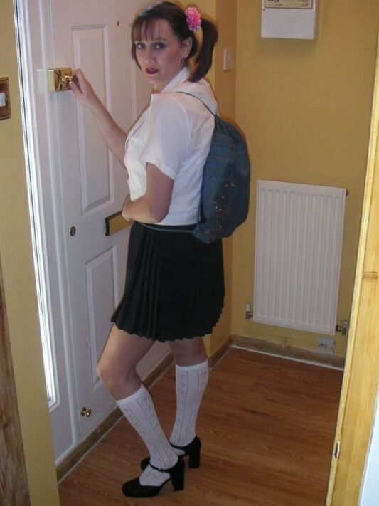 Demi Dean as schoolgirl