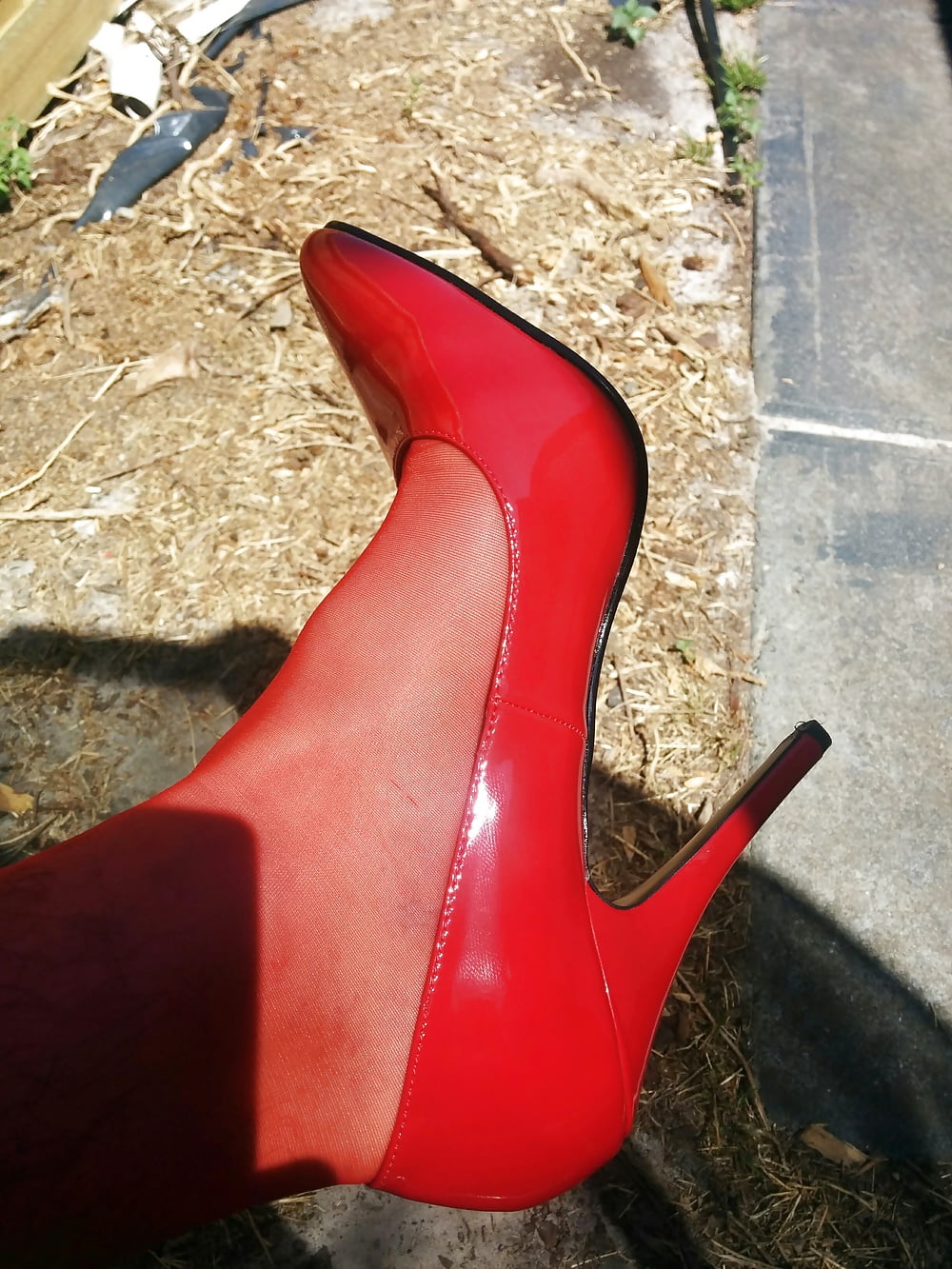 New heels: Red &; Pump Shoe. Like?