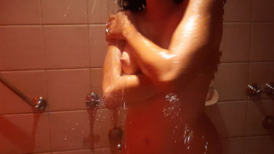 Touching me in the shower of a hotel in Argentina