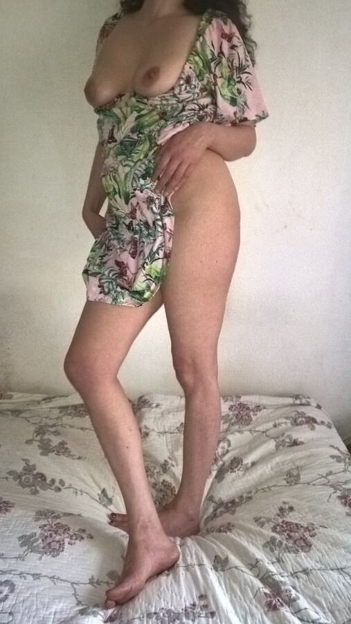 Hairy Mature Wife In Flower Dress