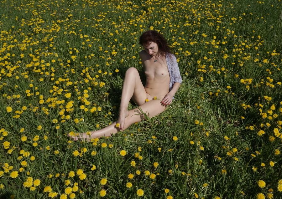 Naked in Meadow