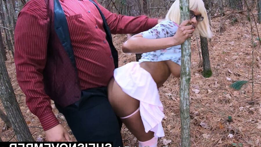 My Mom Husband Suckle My Huge Black Nipples In The Forest