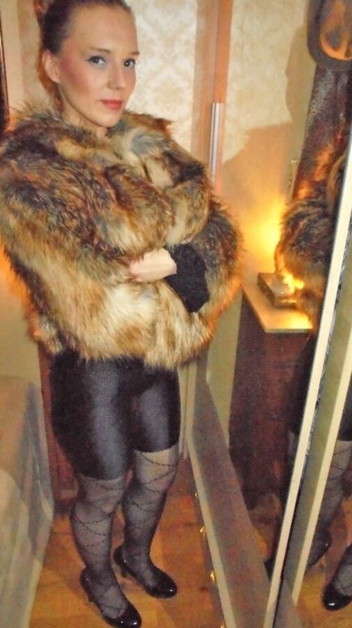 LadyElizabeth in a fur coat