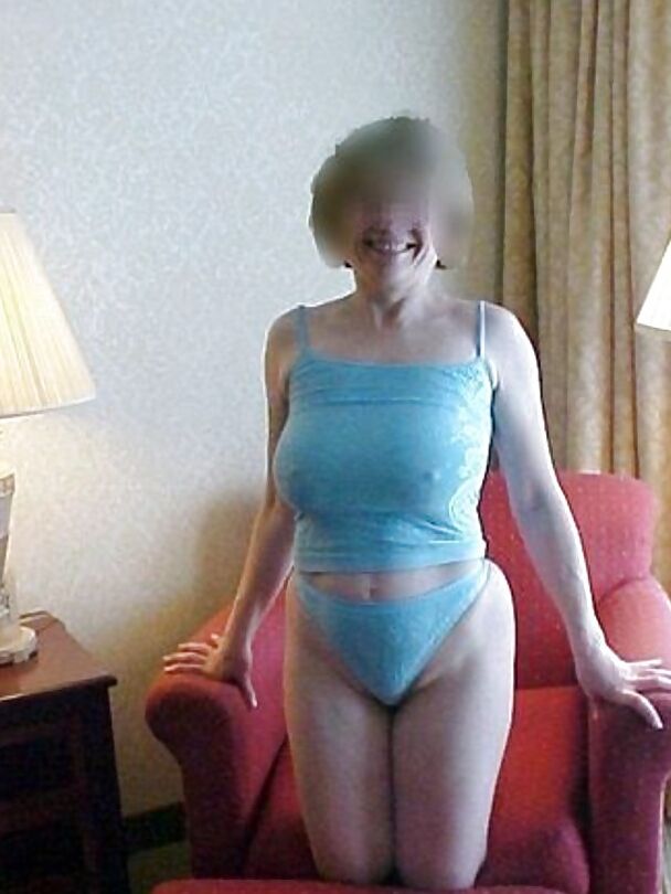 MarieRocks + Tight MILF Body in Light Blue Underwear