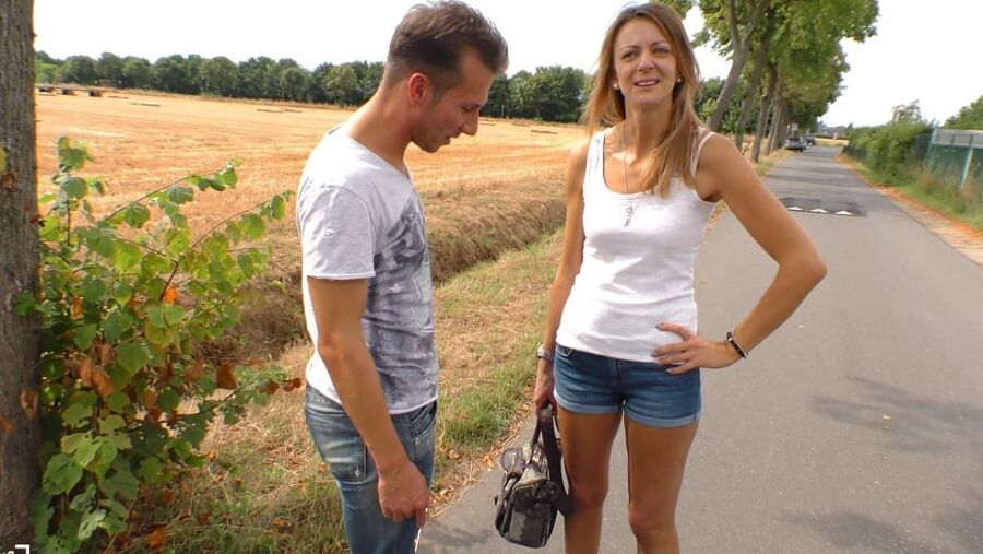 Skinny German Mature Public Pick Up and Fucked After