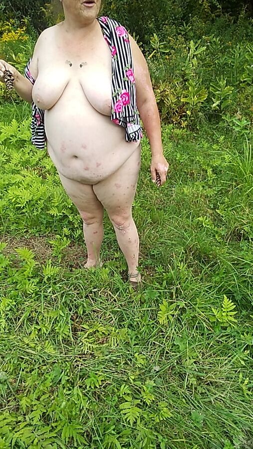 Walking naked in nature