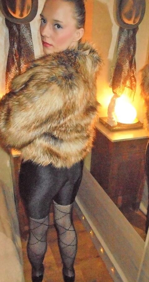 LadyElizabeth in a fur coat