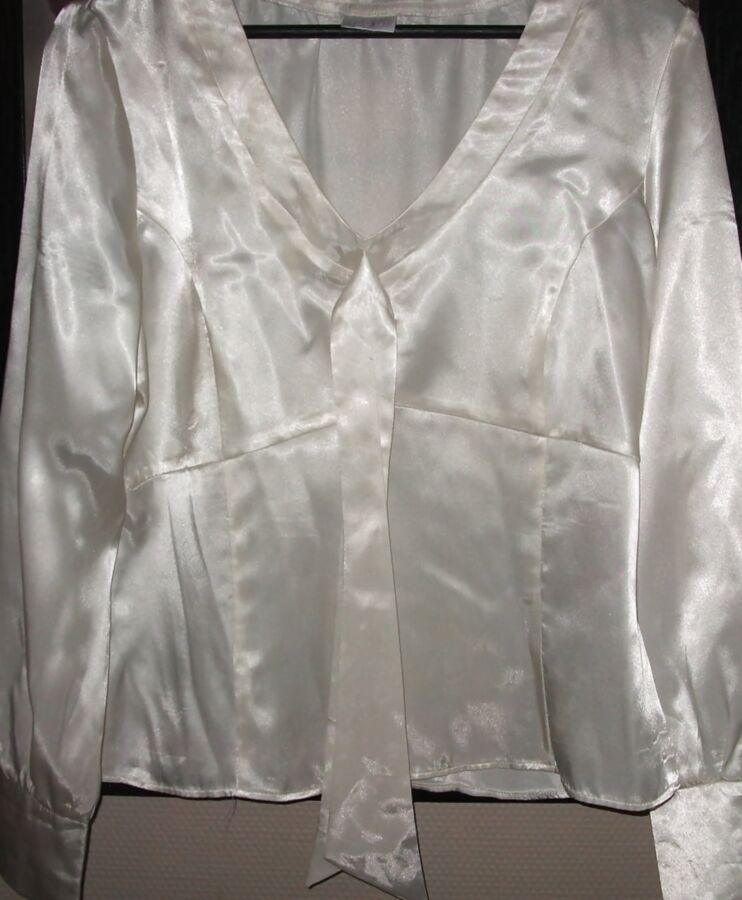 Silk and satin blouses