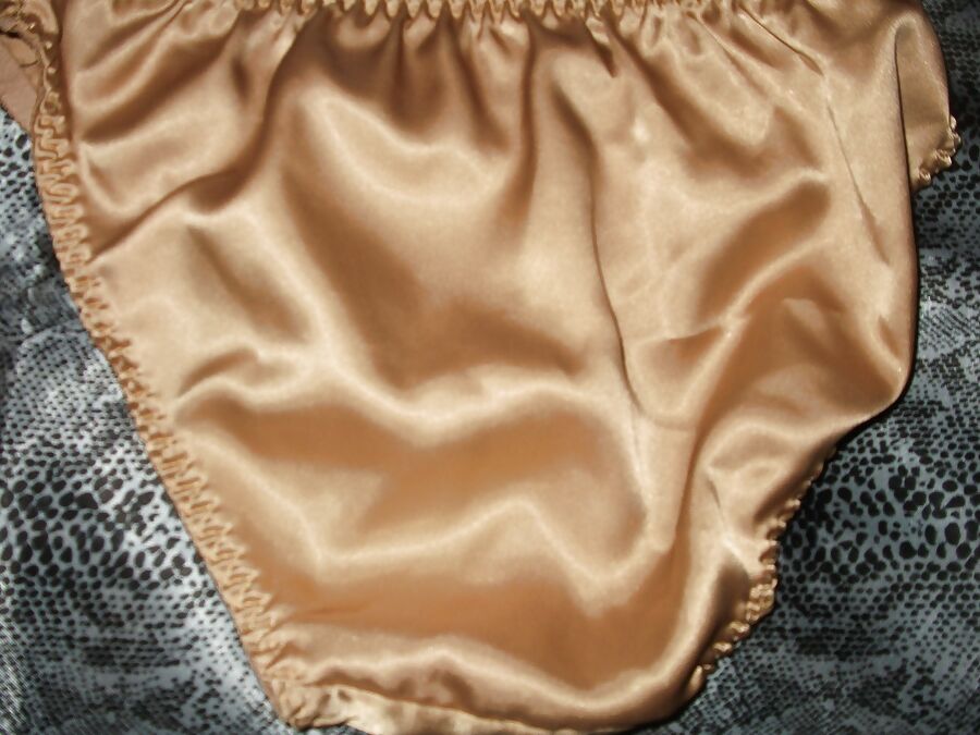 A selection of my wife&;s silky satin panties