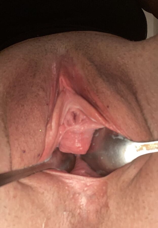 Spoon cunt big piss hole