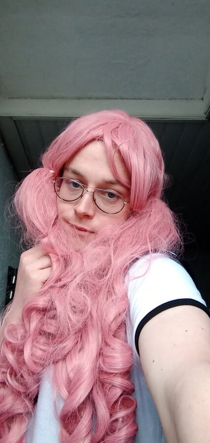 pink hair and me in classic mode