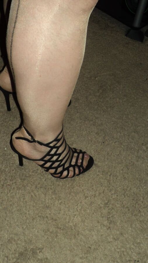 some new shoes and stockings and compilation of pics