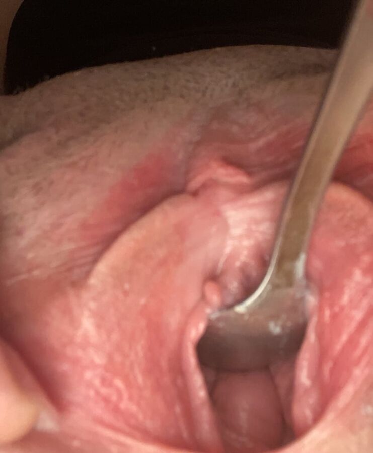 Spoon cunt big piss hole