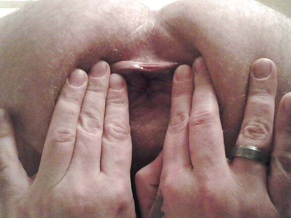 My asshole fisted with own hand ,cm big gape spread