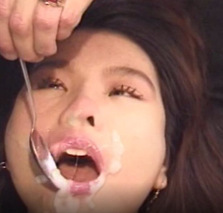 PornStarClassics - Retro Asian Nurse Eats Cum with a Spoon