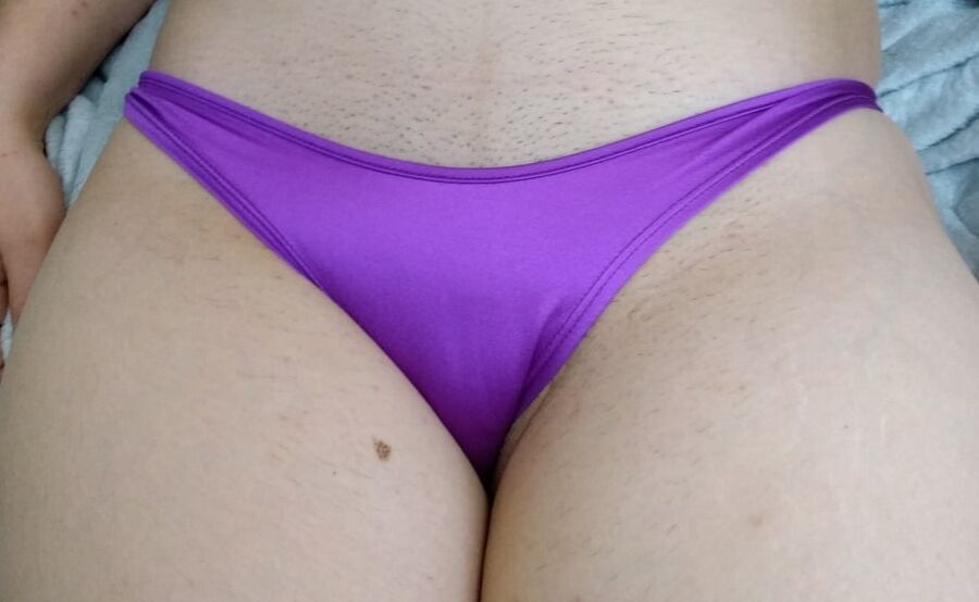 Curvy PAWG Hot Wife Showing Her Pussy In Bikini