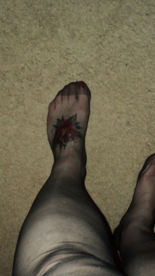 more fake foot tattoo