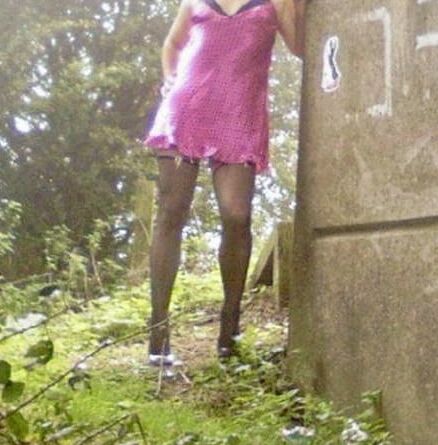 Pink Chemise Outside