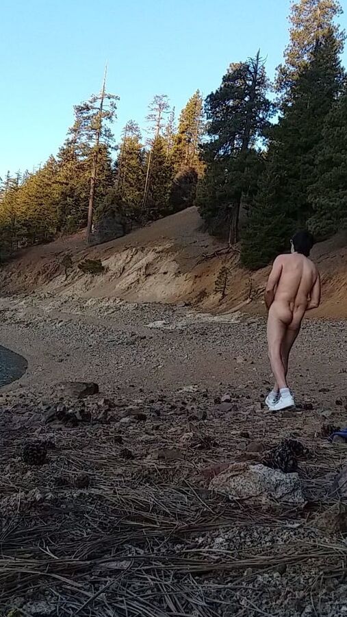 Walked around the lake naked