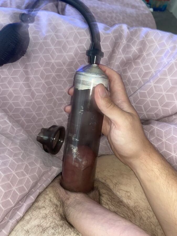 First time with my penis pump
