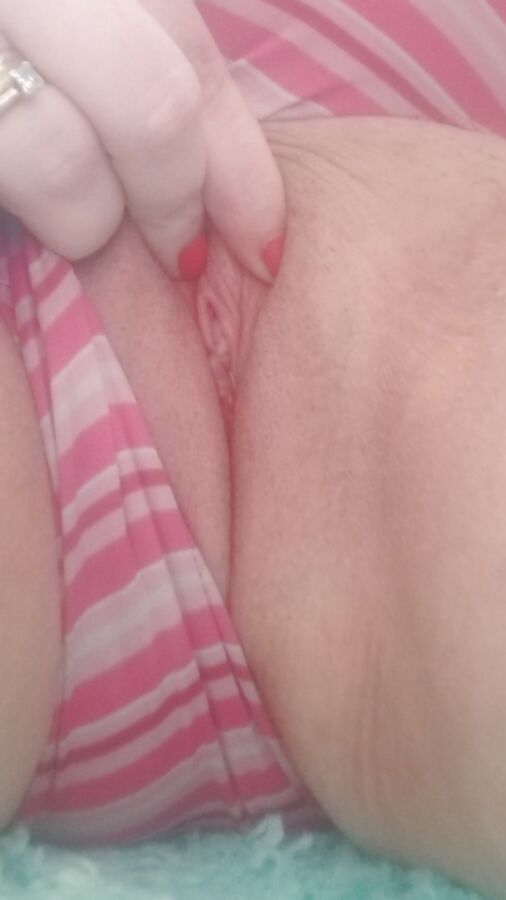 Playtime while chatting with a certain someone.... wife Milf