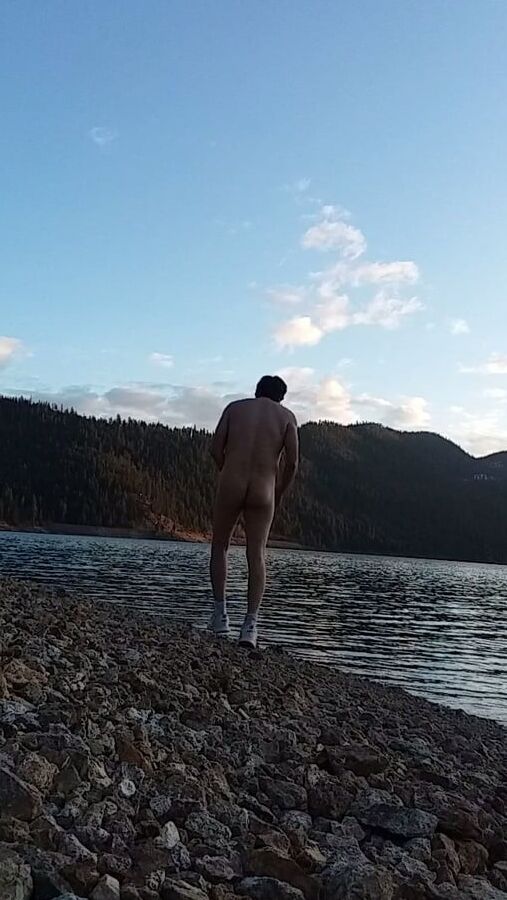 Walked around the lake naked