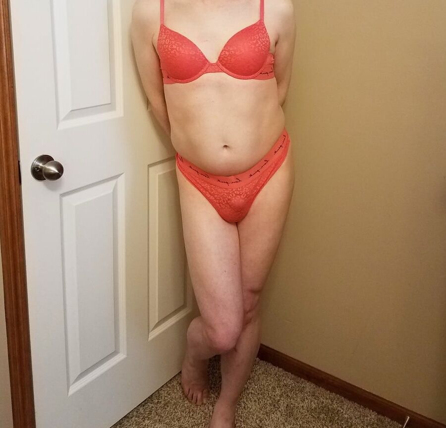 New VS Lace Panties and Bra - Pink!