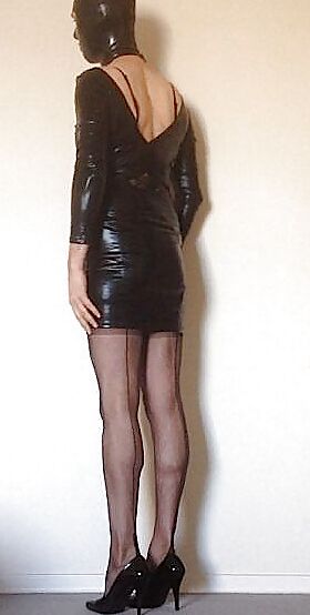 Latexmask &amp; Nylon stockings