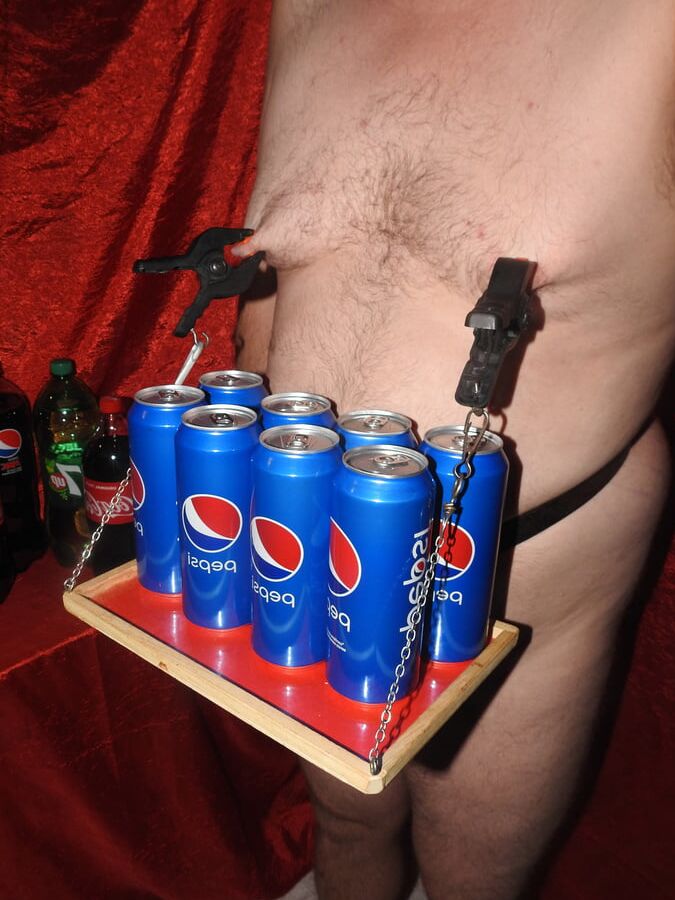 Slave serve Pepsi at Party