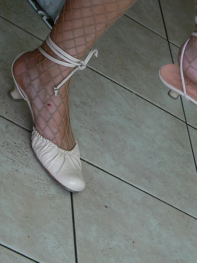 Classy heels on the dance hall
