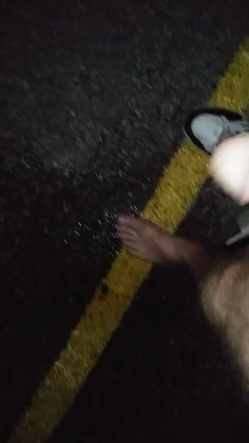 Pissing on waking Pat all over feet