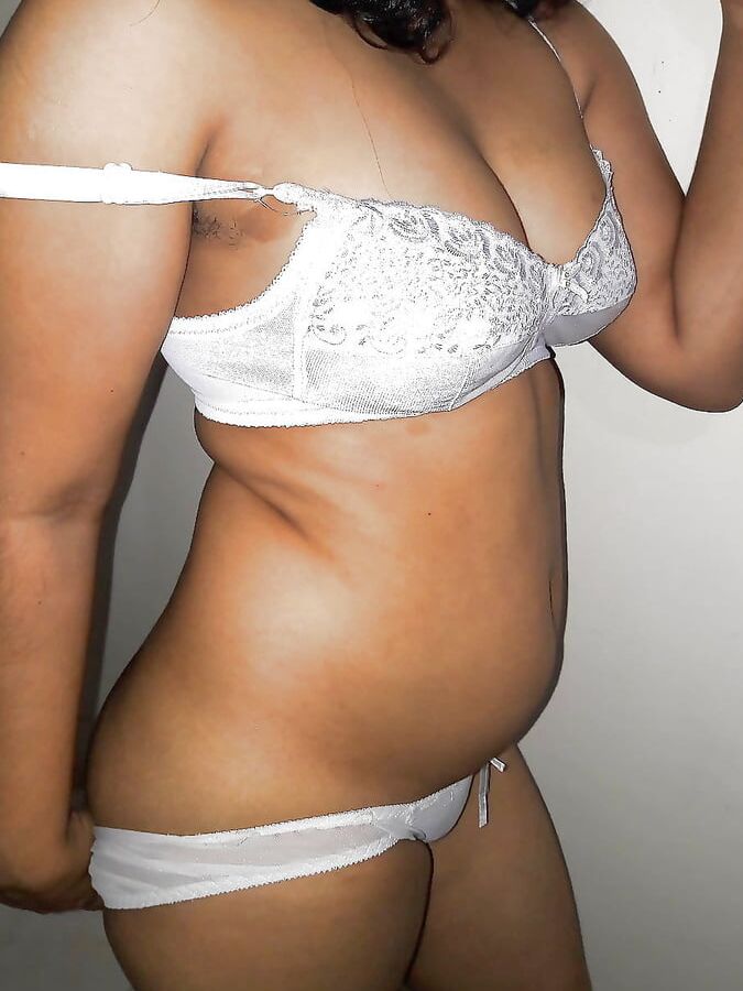 Sri Lankan Wife In White Bikini Nudedworld