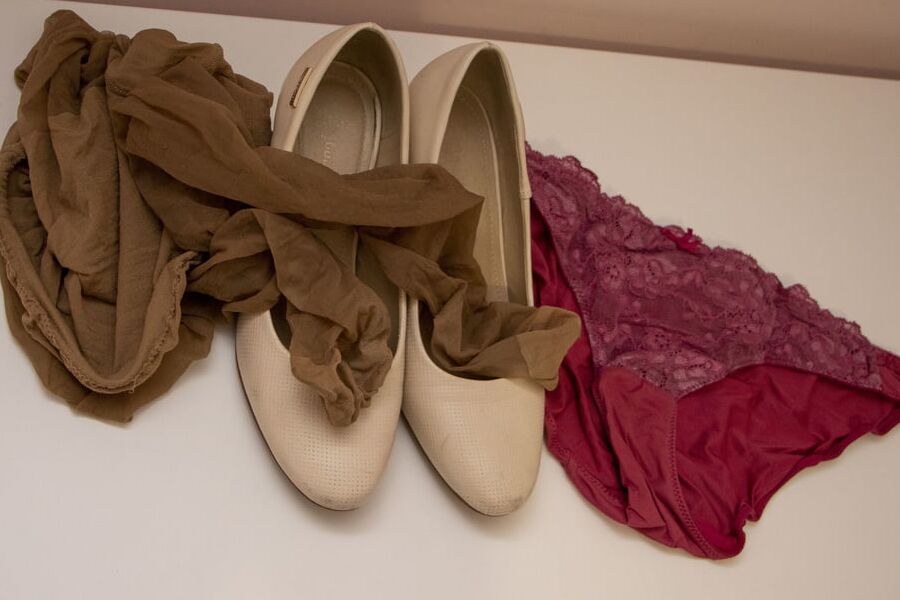 Shoe and panty my wife