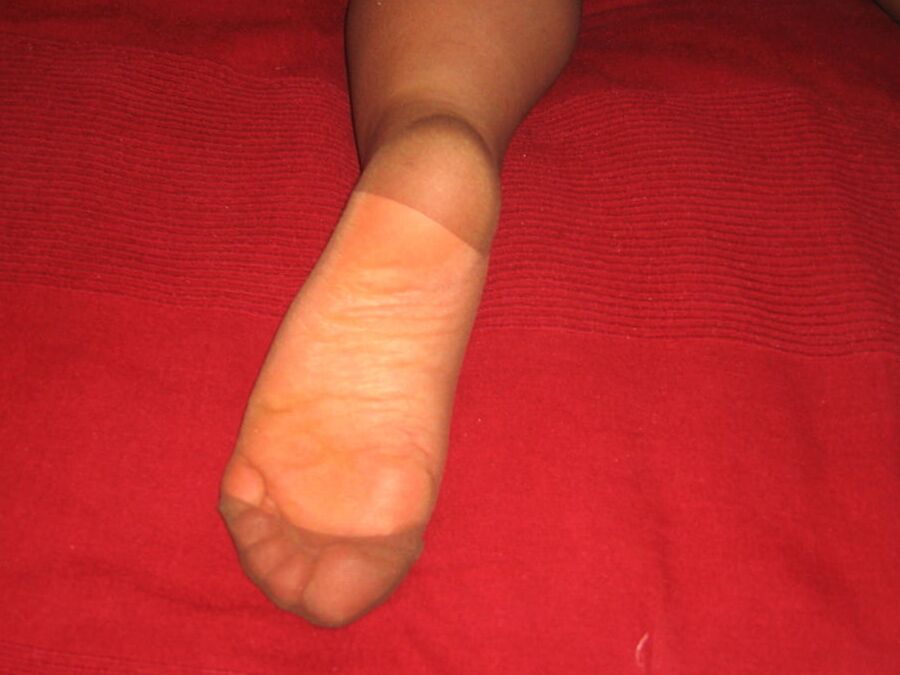 Granny in tan RHT stockings
