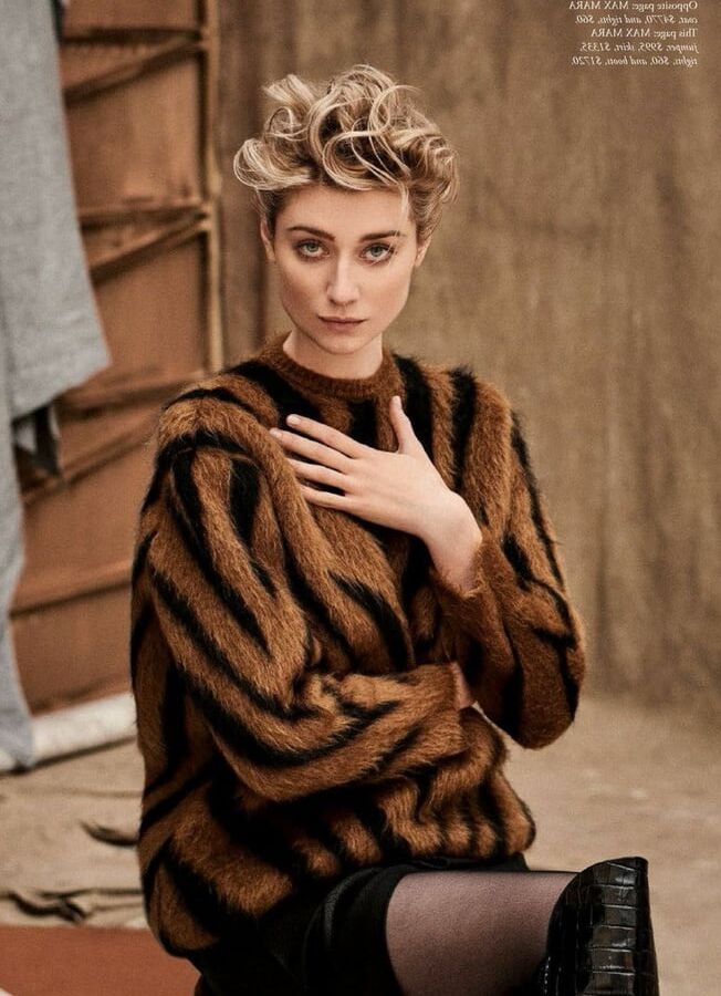 Female Celebrity Boots &amp; Leather - Elizabeth Debicki