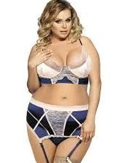 Sexy blue lingerie