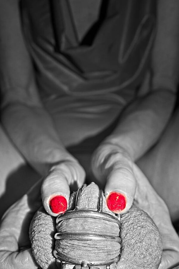 Black and white with color