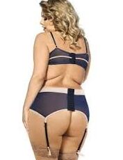 Sexy blue lingerie