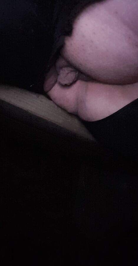 Fat pussy Outdoor fun with dildo