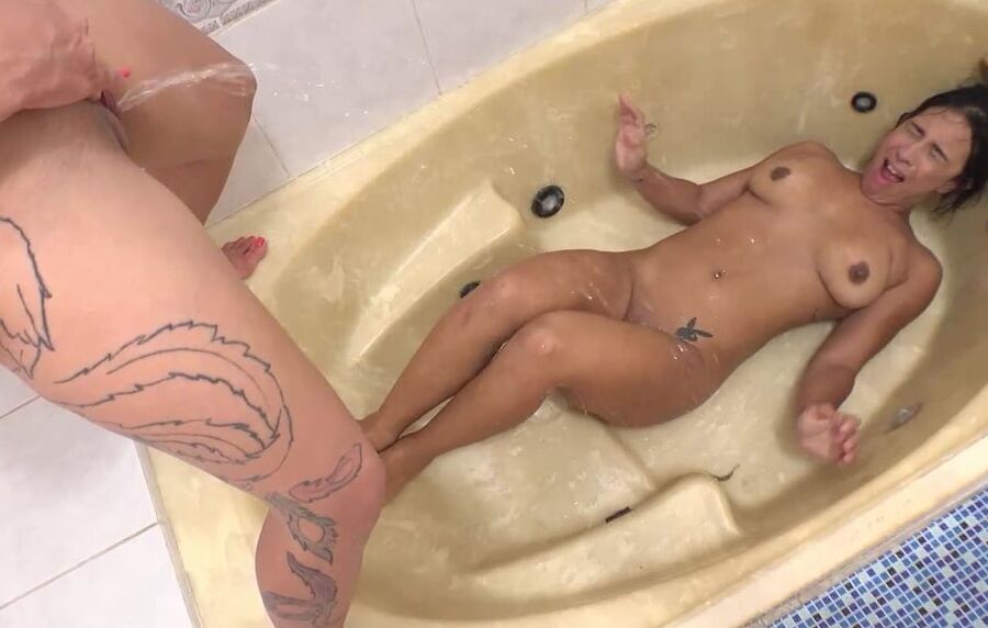 Female Peeing on Female