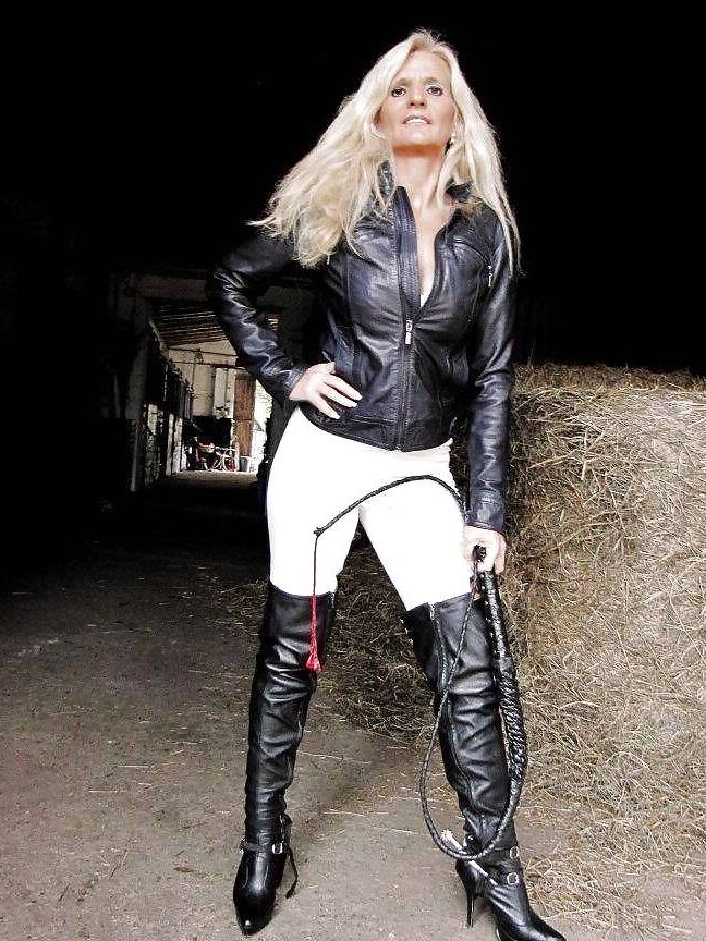 Ma femme sexy leather