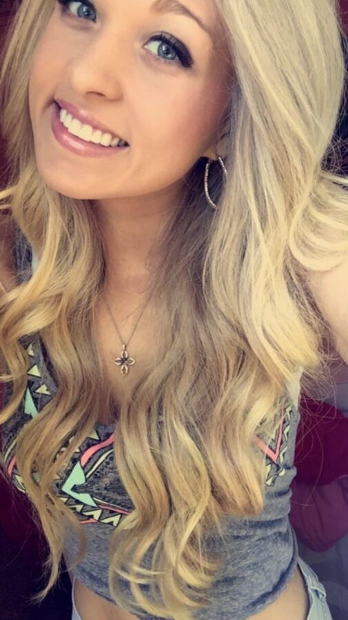 Sexy blonde selfies