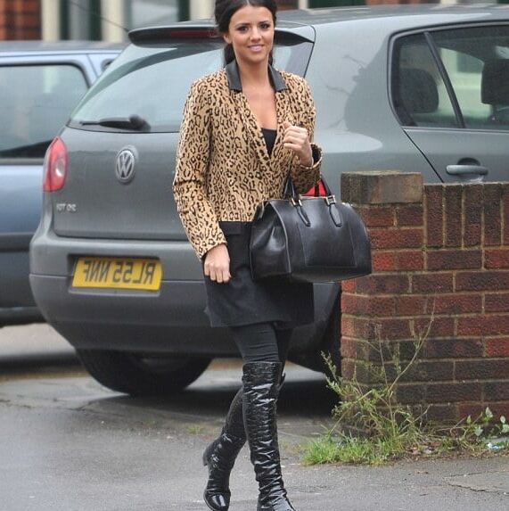 Female Celebrity Boots &amp; Leather - Lucy Mucklenburgh