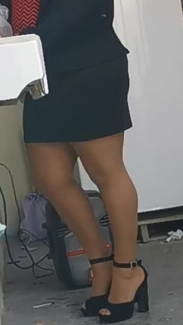 Auntie in Pantyhose