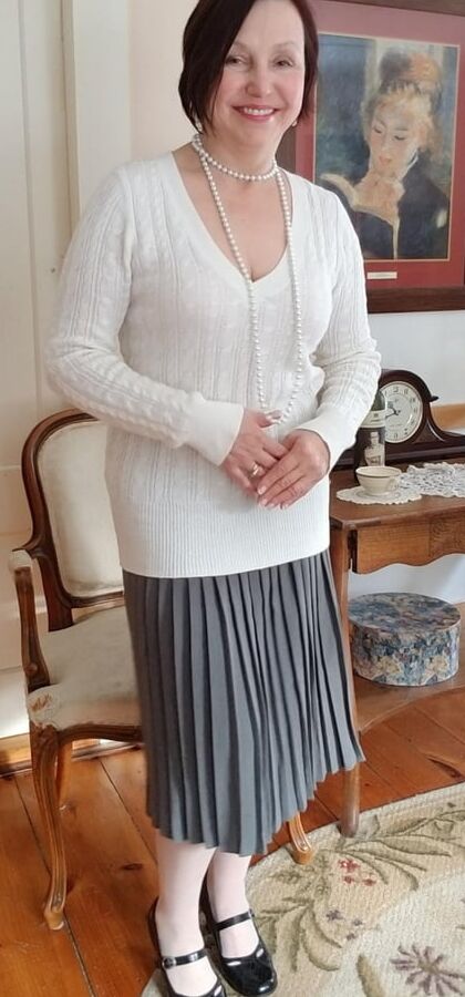 Real Granny Cunt NN in Pantyhose