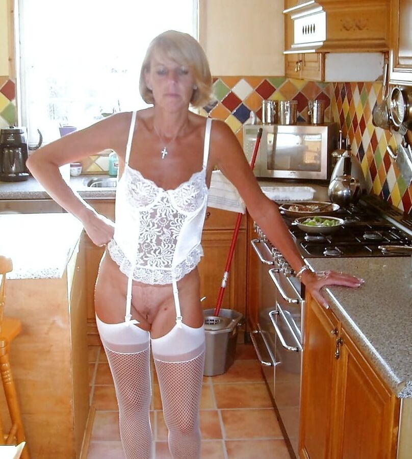 Mom or Wife in the Kitchen or even in Bathroom