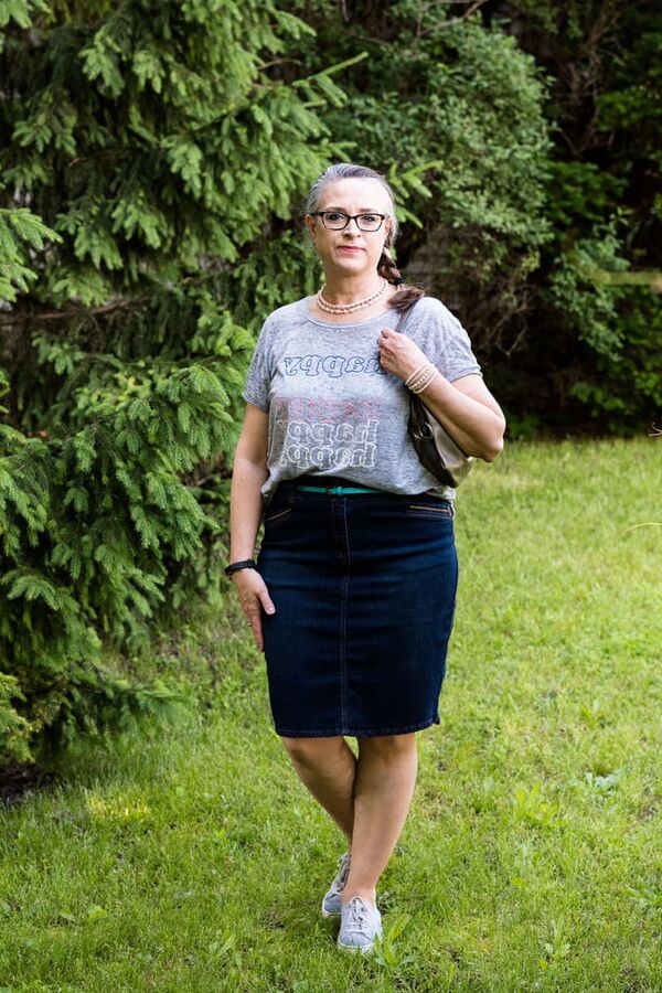Real Granny Cunt NN in Pantyhose