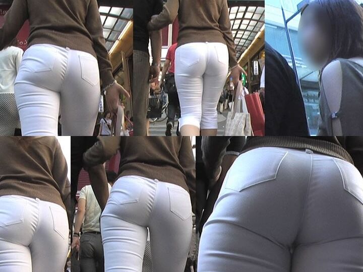 Voyeur: Sexy Asian jeans asses....