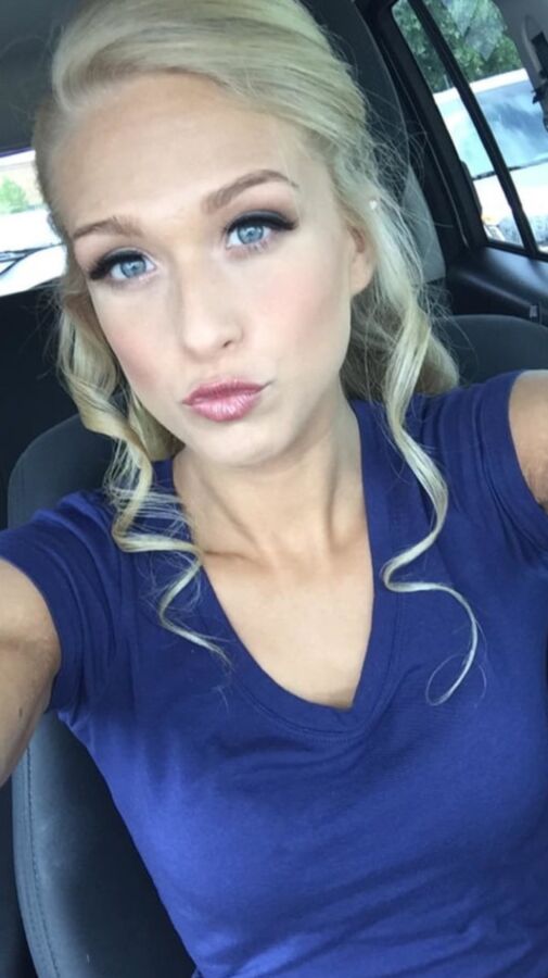 Sexy blonde selfies